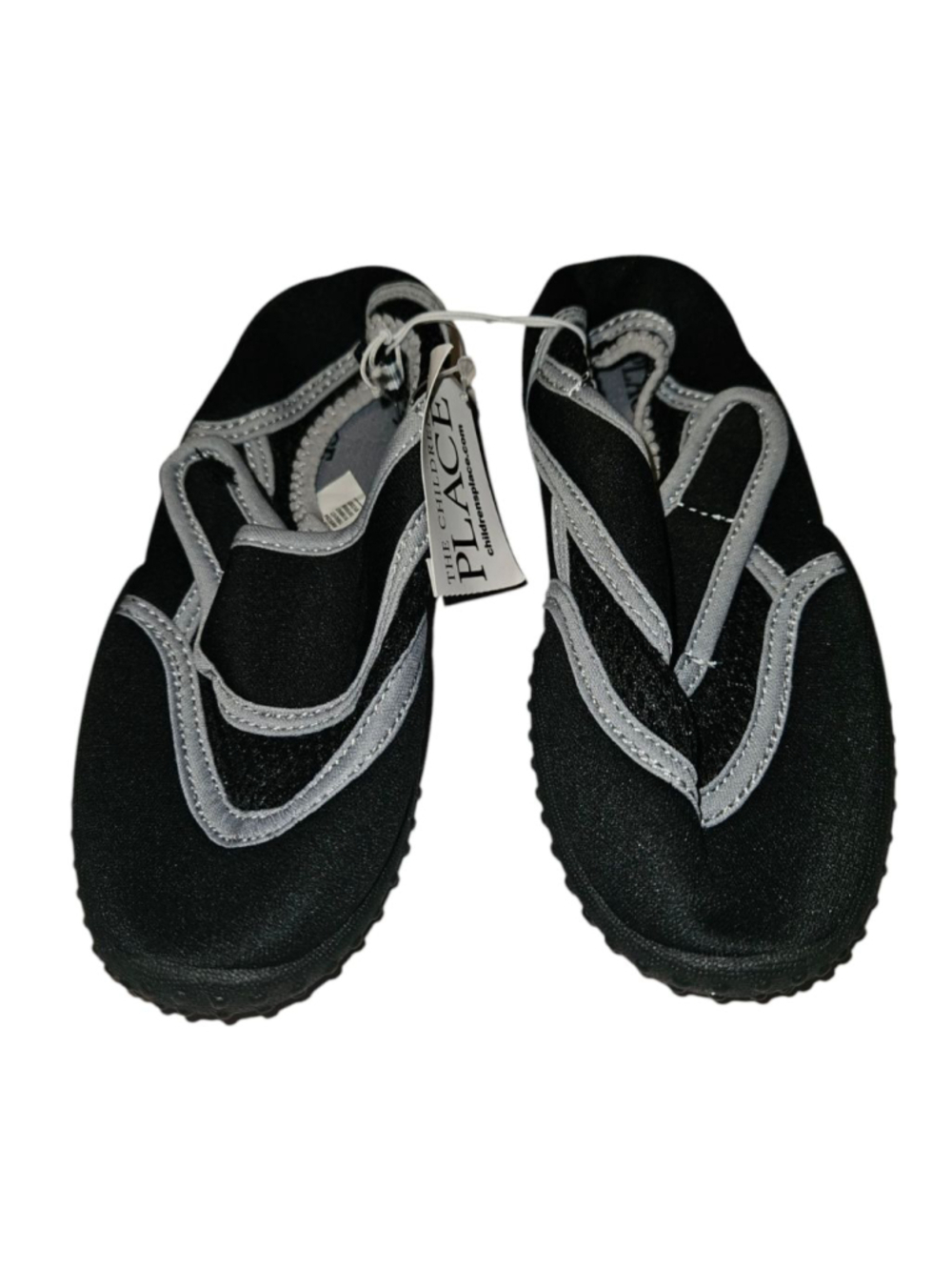Boys The Children's Place Water Shoes Size 11-12 Black Gray NEW
